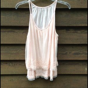 Ann Taylor Loft cami in light pink