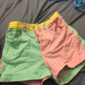 American Apparel colorful shorts
