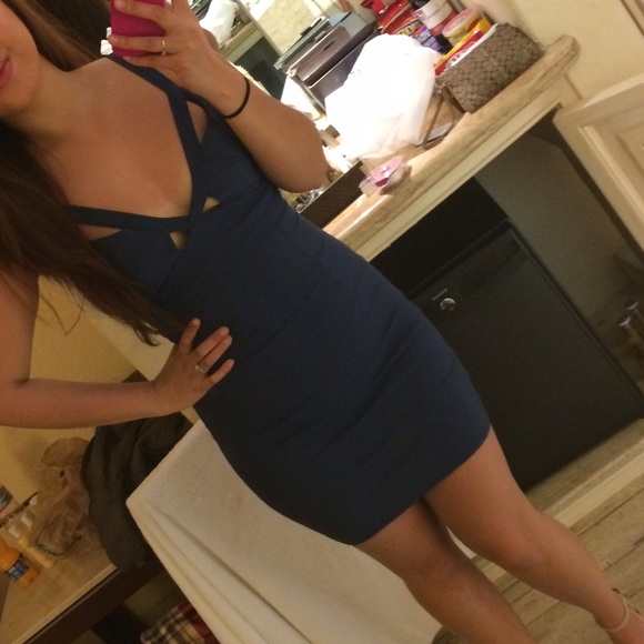 Navy dress. Size small