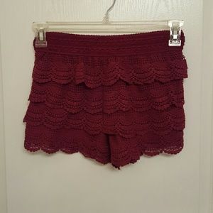 Lace shorts