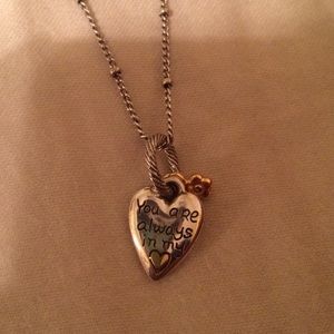 Brighton necklace "you will always be in my <3"