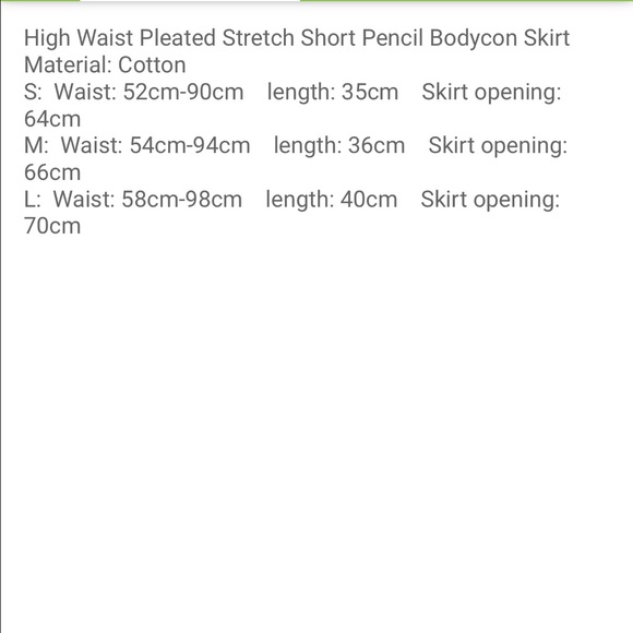 💞Traded🌟High Waisted Pleated Pencil Skirt - Picture 4 of 4