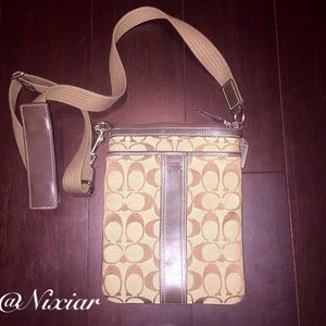 Coach brown crossbody.