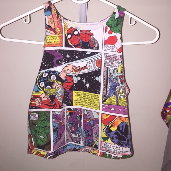 Marvel Crop Top