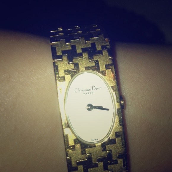 Christian Dior Gold Watch