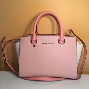 Michael Kors Selma Colorblock Blossom Pink Bag