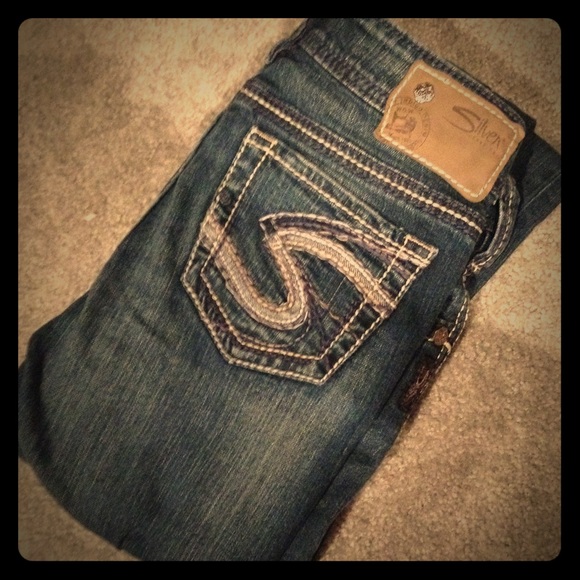 Silver bootcut jeans