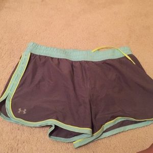 Under Armour running shorts medium!!