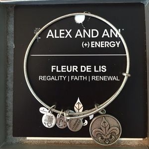 ALEX AND ANI. Silver bracket. Never worn.