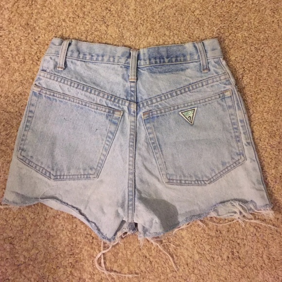 Guess High Waisted Denim shorts - Picture 2 of 2