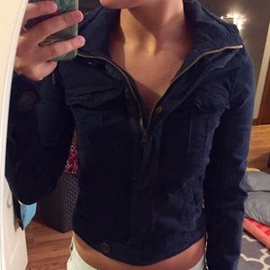 Navy Abercrombie & Fitch Jacket