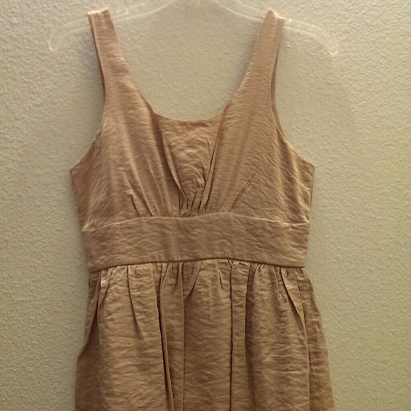 Forever 21 peplum gold dress