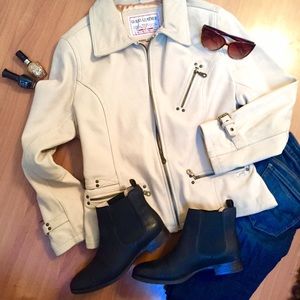 Authentic Guess Leather Jacket