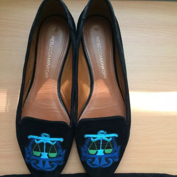 Rebecca minkoff flat suede shoes Astro 6.5 - Picture 2 of 4