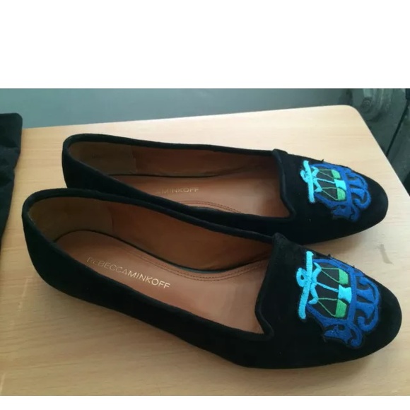 Rebecca minkoff flat suede shoes Astro 6.5 - Picture 3 of 4