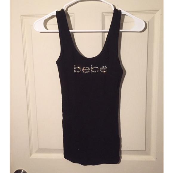 Black Bebe Tank Top NWOT