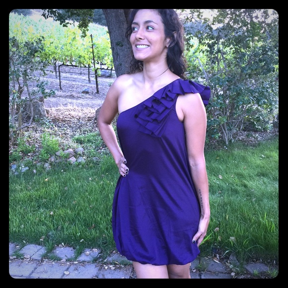 Royal purple dress