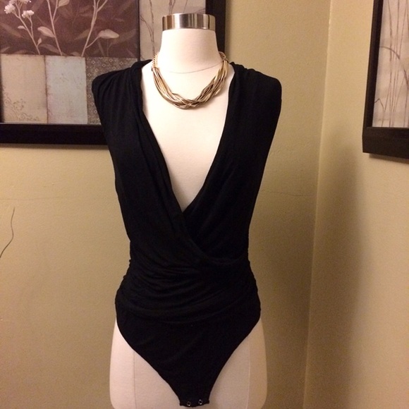 ❌SOLD❌Draped Wrap Bodysuit