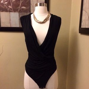 ❌SOLD❌Draped Wrap Bodysuit