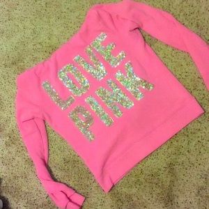 2 HOUR SALE VS PINK bling zip up M