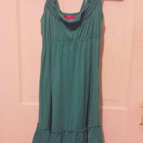 Teal sun dress/ cover up