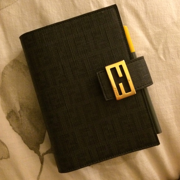 Monogram Fendi Day Planner w/ Pencil  | Authentic