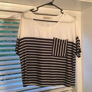 Chloe K striped shirt