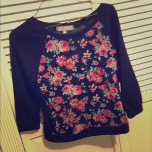 Cute floral sweater