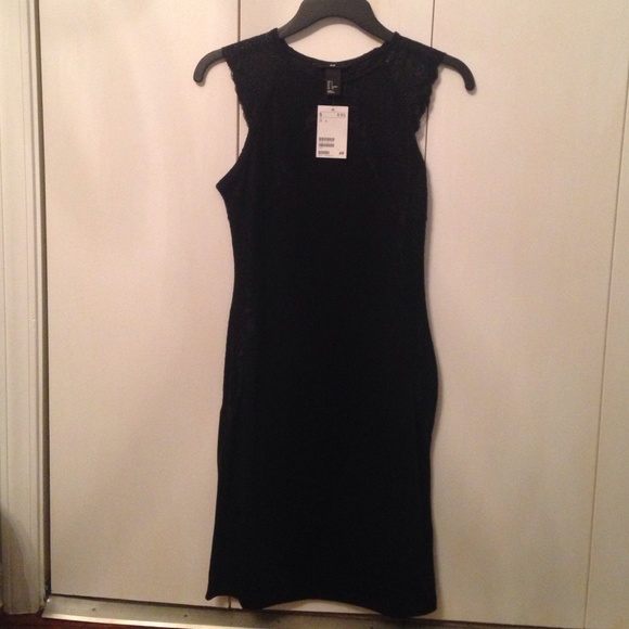 H&M- LBD with lace detail