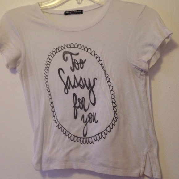 Brandy Melville too sassy for you top