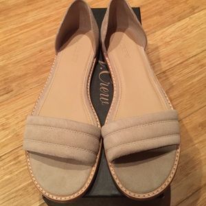 Jcrew Hayes Suede Sandals Size 7 Never worn