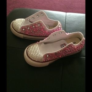 Pearls and stoned kid chucks