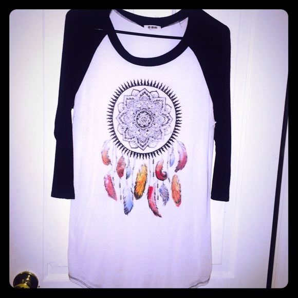 Baseball Tee with BoHo Design