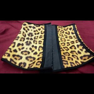 Animal print waist cinchers