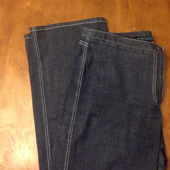 BCBG Exclusively for Nordstrom Denim Slacks. - Picture 2 of 3