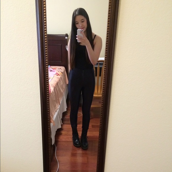 American Apparel Black Disco Pants