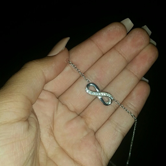 Sterling Silver Macy's Infinity Necklace