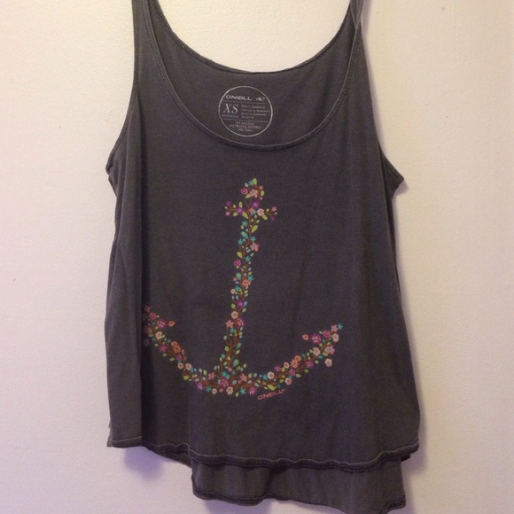 Oneill gray anchor top