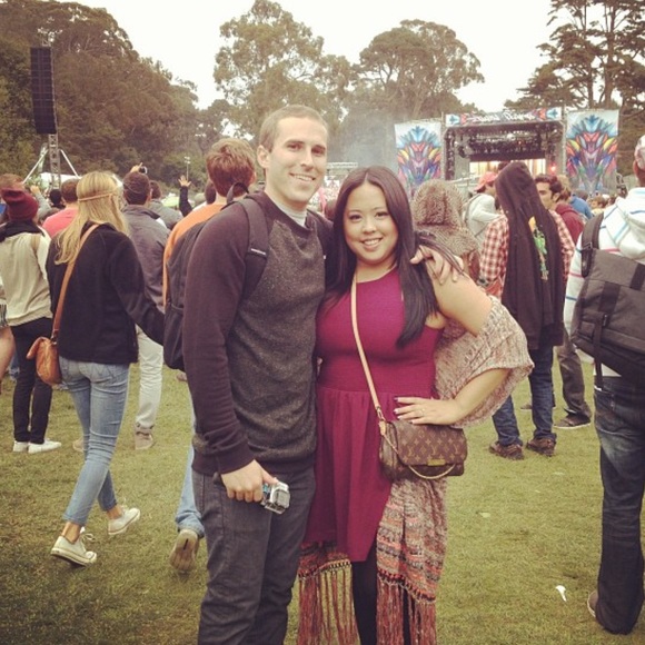 *Bundled*Kimchi Blue Plum Chiffon Dress - Picture 4 of 4