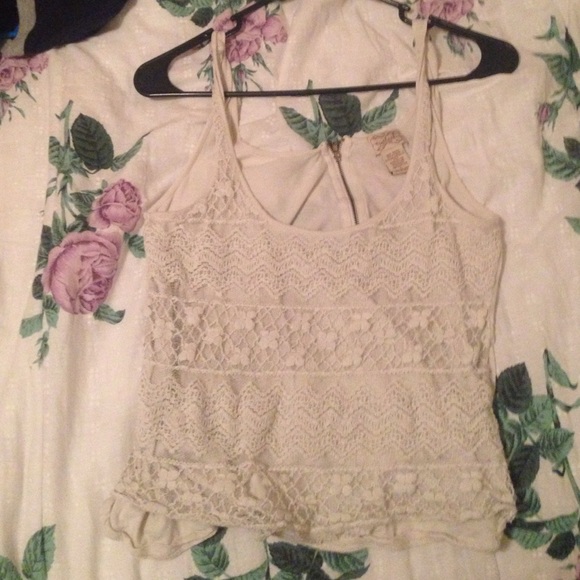 Lace tank top