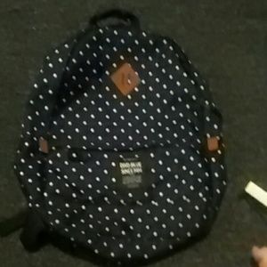 DIVD Blue Polka Dot Bookbag
