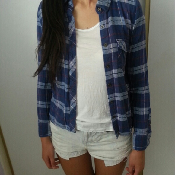 Blue Plaid Flannel