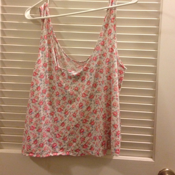 Floral print tank