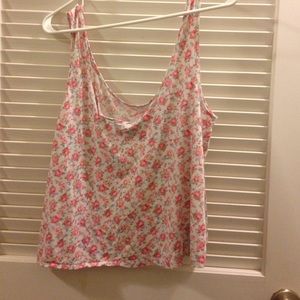 Floral print tank