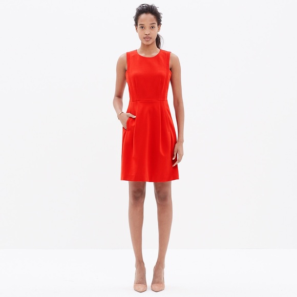 Red summer dress