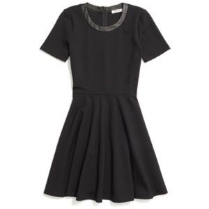 MADEWELL leather-trim dress