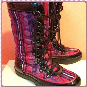 Coach Boots / Matching Bag