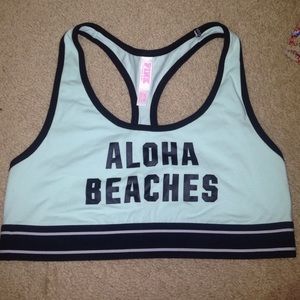 "Aloha Beaches" Sports Bra
