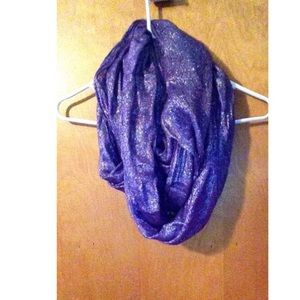 Purple shimmer scarf