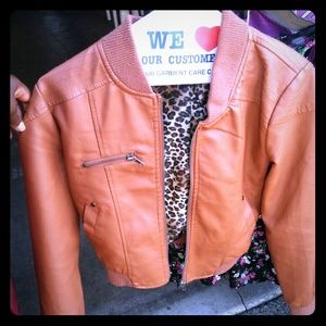 Leather Caramel Jacket